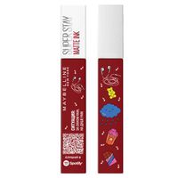 Помада жидкая матовая Spotify Super Stay Ink Maybelline/Мэйбиллин 5мл тон 340