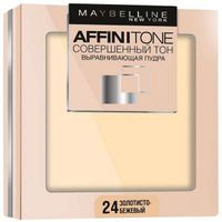 Пудра компактная Совершенный золотисто-бежевый Affinitone Maybelline/Мэйбиллин 9г тон 24