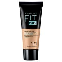 Крем тональный кремово-розовый Fit Me Maybelline/Мэйбиллин 30мл тон 121