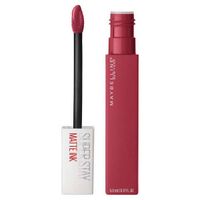 Помада жидкая матовая Властитель Super Stay Ink Maybelline/Мэйбиллин 5мл тон 80