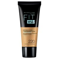 Крем тональный золотисто бежевый Fit Me Maybelline/Мэйбиллин 30мл тон 220