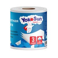 Бумага туалетная трехслойная YokoSun 10шт миниатюра фото №7 Бумага туалетная трехслойная YokoSun 10шт миниатюра фото №7