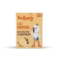 Каша молочная стерилизованная для питания детей раннего возраста мультизлаковая Беллакт 207г миниатюра фото №5