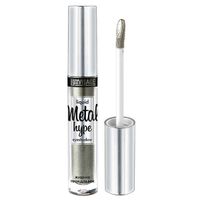 Тени для век жидкие тон 18 Сияющий нефрит Metal hype Luxvisage 3,5мл миниатюра