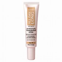Тональный крем матирующий тон 74 Warm beige All Day Long Soft Matte Витэкс 30мл