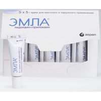 Эмла крем для местного и наружного применения 5г 5шт миниатюра фото №3