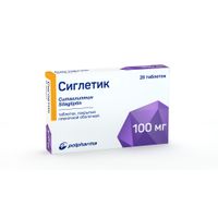 Сиглетик таблетки п/о плен. 100мг 28шт миниатюра фото №4