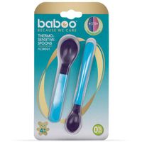 Ложки 2 шт. термочувствительные голубой BABOO