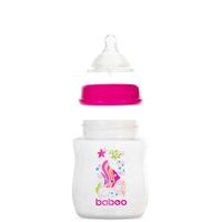 Бутылочка с соской силиконовой широкая 150 мл. Sea life 0 мес+ BABOO миниатюра фото №4