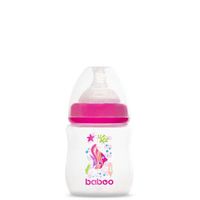 Бутылочка с соской силиконовой широкая 150 мл. Sea life 0 мес+ BABOO миниатюра фото №3