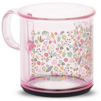 Чашка 170 мл. с антискользящим дном Flora 12 мес+ BABOO