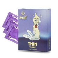 Презервативы тонкие Thin AmoR 3шт