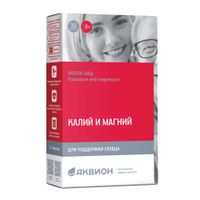 Калий и Магний Аквион Дэйли таблетки 1155мг 30шт
