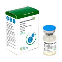 Микафунгин ПСК лиофилизат для приг. раствора для инфузий 100мг 0,319г