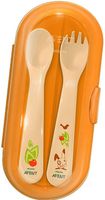 Ложка с вилкой в дорожном футляре от 12 мес. Philips Avent (SCF718/00)