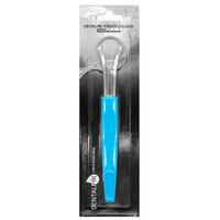 Скребок для языка Dentalpik Professional металический голубой