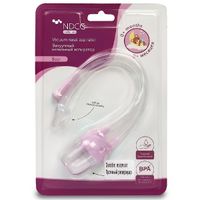 Аспиратор назальный вакуумный Mother Care Bear с отводной трубочкой розовый NDCG
