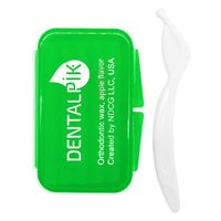 Воск для брекетов аромат яблоко с дозатором Dentalpik
