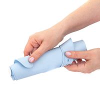 Слюнявчик нагрудник для кормления силиконовый Mother Care голубой NDCG
