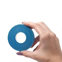 Тейп кинезио для лица голубой Matwave 1см х 5м миниатюра фото №2