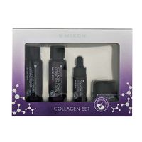 Набор Collagen miniature set Mizon/Мизон: Эмульсия 40мл+Тонер 40мл+Сыворотка 15мл+Крем для лица 9,3мл