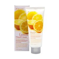 Крем для рук увлажняющий с экстрактом лимона Moisturizing lemon hand cream 3W Clinic 100мл