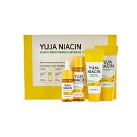 Набор: тонер, сыворотка, гель-крем, маска Yuja niacin 30 days brightening starter kit Some By Mi 90мл