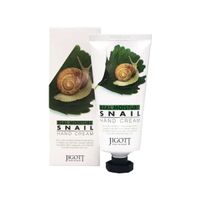 Крем для рук с муцином улитки Real moisture snail hand cream Jigott 100мл