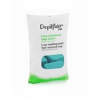 Воск для депиляции горячий азуленовый Depilflax брикет 1кг
