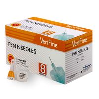 Иглы для инсулиновых шприц-ручек стерильные Verifine 0,30х8мм 30G 100шт
