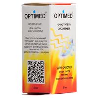 Средство ухода за линзами очиститель энзимный Optimed/Оптимед 3мл