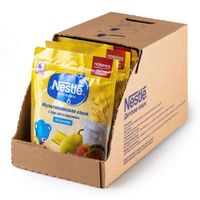 Каша сухая молочная мультизлаковая груша и персик Nestle/Нестле дой-пак 220г миниатюра фото №7