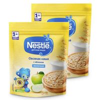 Каша сухая молочная овсянка яблоко Nestle/Нестле дой-пак 220г миниатюра фото №13