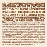 Каша мультизлаковая яблоко, банан и груша Шагайка Nestle/Нестле дой-пак 200г миниатюра фото №8