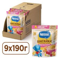 Каша мультизлаковая мед, абрикос и малина Шагайка Nestle/Нестле дой-пак 190г миниатюра фото №12