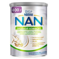 Смесь сухая молочная Nan/Нан Тройной Комфорт 400г миниатюра фото №15