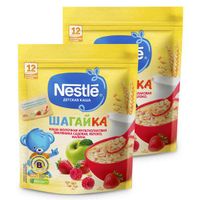 Каша мультизлаковая земляника и яблоко Малина Шагайка Nestle/Нестле дой-пак 200г миниатюра фото №4
