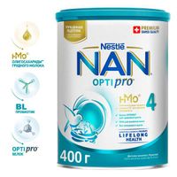 Смесь сухая молочная Nan/Нан 4 Optiprо 400г миниатюра фото №5