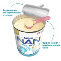 Смесь сухая молочная Nan/Нан 4 Optipro 800г миниатюра фото №24