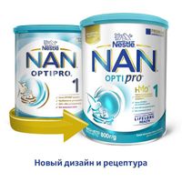 Смесь сухая молочная Nan/Нан 1 Optiprо 800г миниатюра фото №11