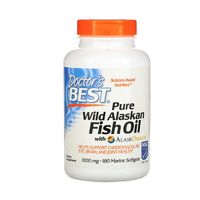 Омега-3 из дикой рыбы Аляски Doctor's Best/Доктор Бэст капсулы 1380мг 180шт