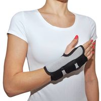 Бандаж для лучезапястного сустава с аппликатором биомагнитным Крейт А-200, черно-серый, р.2