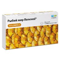 Рыбий жир Renewal/Реневал капсулы 500мг 24шт