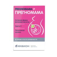 Прегномама капсулы 1120мг 30шт миниатюра фото №2