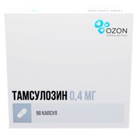 Тамсулозин капсулы с пролонгированным высвобождением 0,4мг 90шт