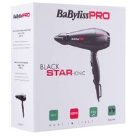 Фен с 2 насадками Black Star Pro Babyliss/Бэбилис миниатюра фото №4