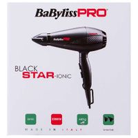 Фен с 2 насадками Black Star Pro Babyliss/Бэбилис миниатюра фото №3