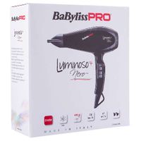 Фен черный с 2 насадками Luminoso+ Pro Babyliss/Бэбилис миниатюра фото №5