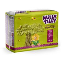Пеленки одноразовые детские Normal Milly Tilly 60x90 30шт