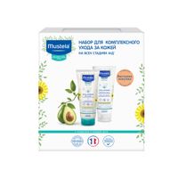 Гель для купания очищающий+Крем-эмолент Stelatopia Мустела/Mustela 200мл+200мл миниатюра